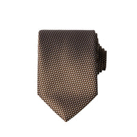 Medium Brown Patterned Tie