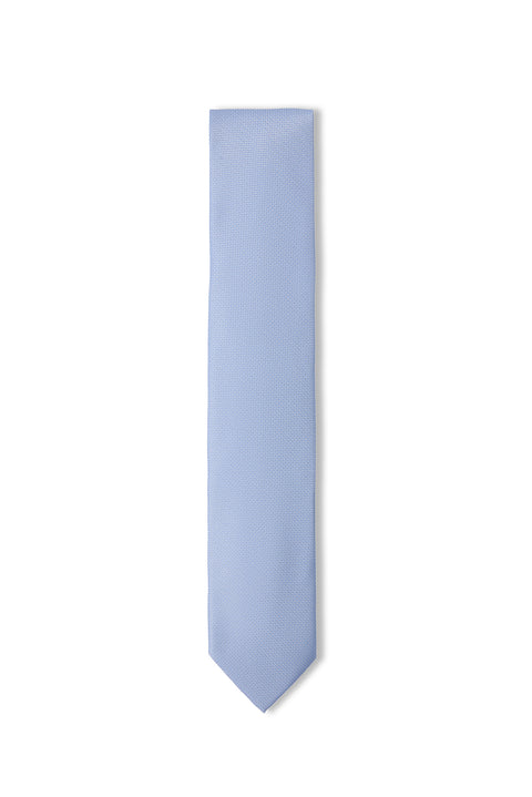 Light Blue Italian Patterned Tie