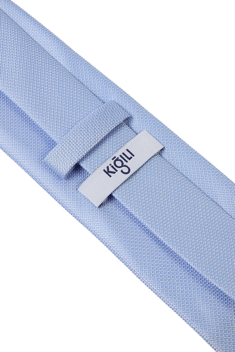 Light Blue Italian Patterned Tie
