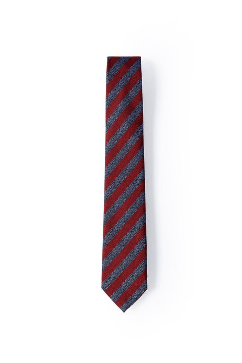 Dark Burgundy Patterned Tie