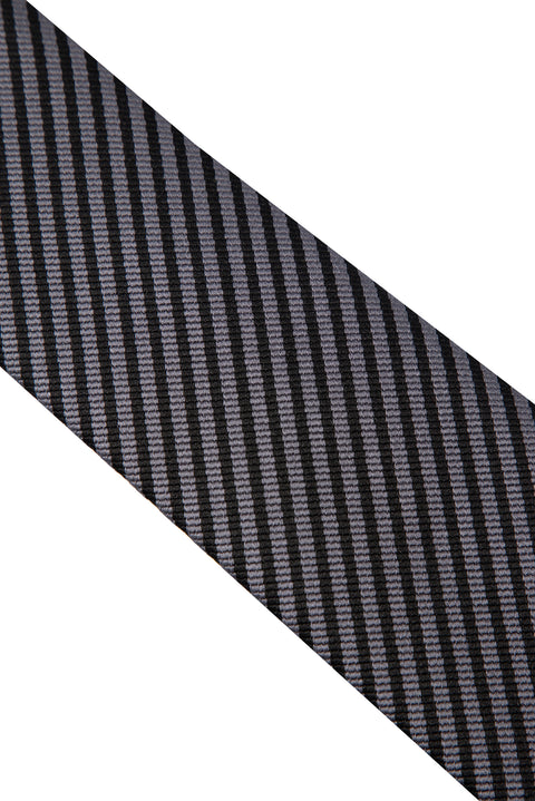 Black Patterned Tie