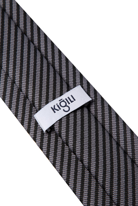Black Patterned Tie