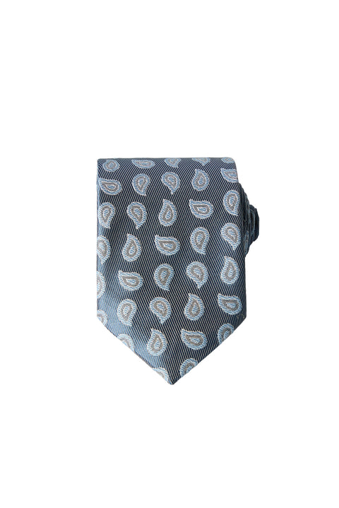 Light Blue Patterned Tie