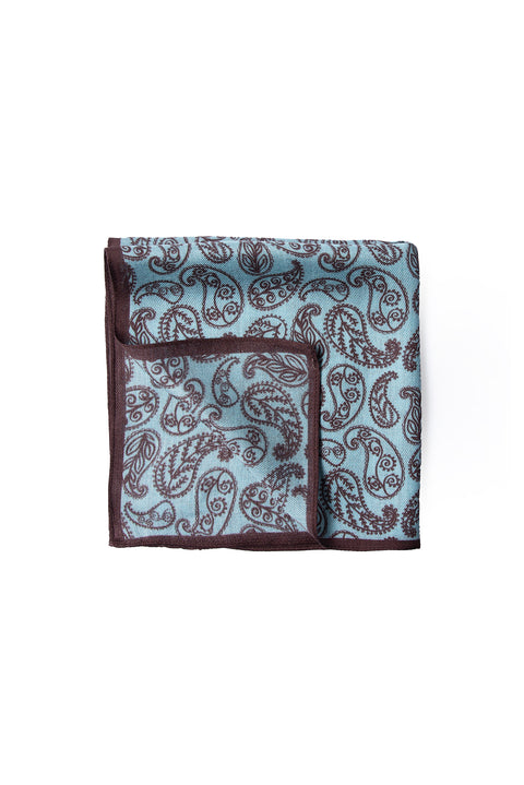 Blue Shawl Patterned Modal Handkerchief