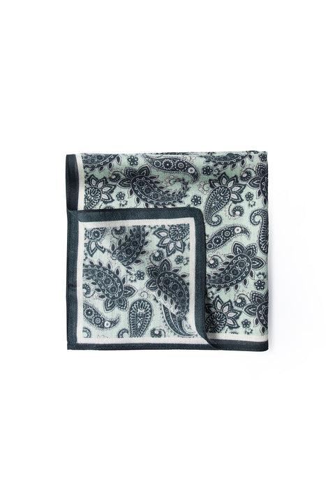 Mint Green Shawl Patterned Modal Scarf