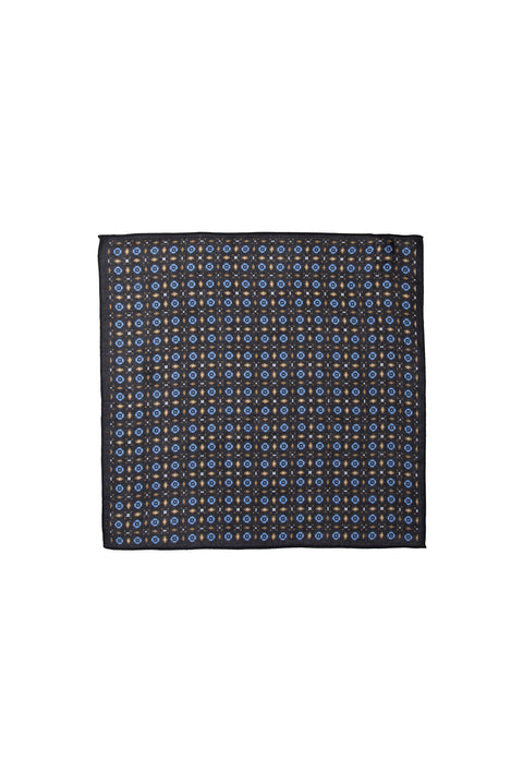 Dark Black Patterned Modal Handkerchief