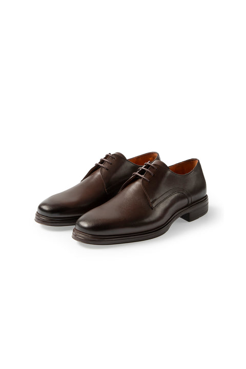 Dark Brown Classic Leather Shoes