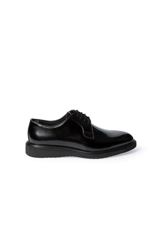 Siyah Rugan Deri Smart Casual Ayakkabı