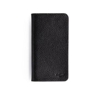 Black Floater Horizontal Leather Wallet