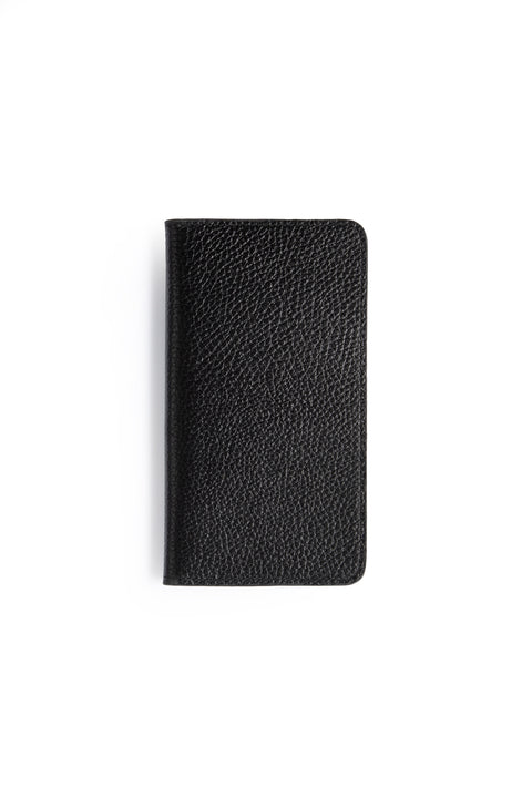 Black Floater Horizontal Leather Wallet