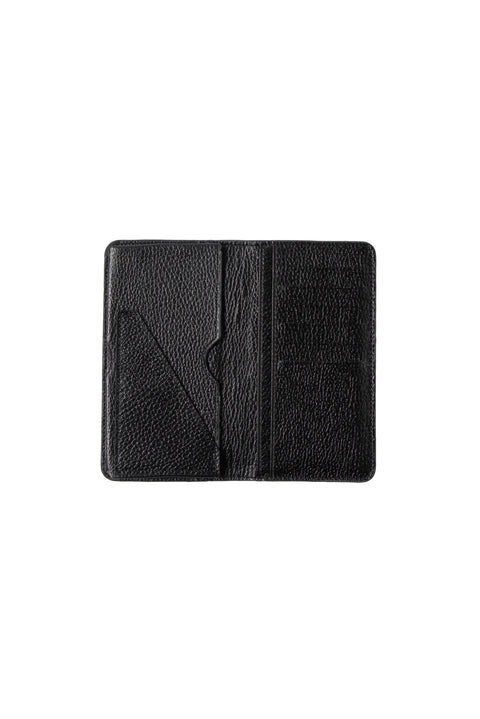 Black Floater Horizontal Leather Wallet