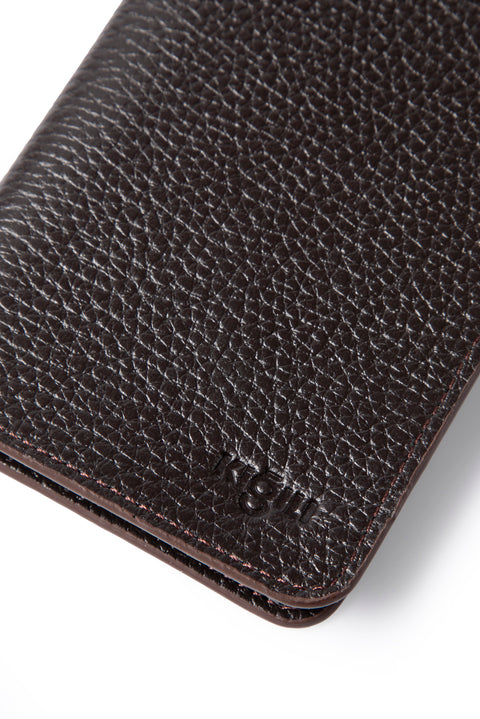Dark Brown Floater Horizontal Leather Wallet