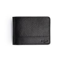 Black Leather Floater Wallet