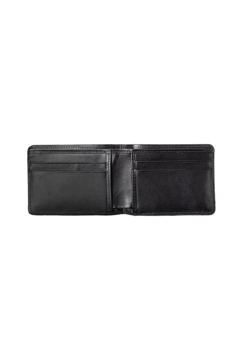 Black Leather Floater Wallet