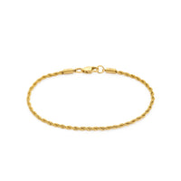 Gold Color Stainless Steel Gold Plated Twist Chain Bracelet X AtolyeWolf