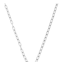 Silver Color Stainless Steel Silver Plated Forsa Chain Necklace X AtolyeWolf
