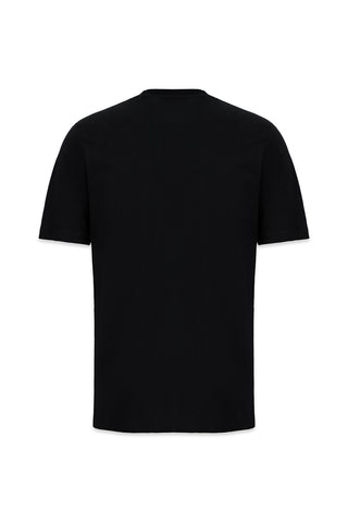Siyah Bisiklet Yaka Regular Fit %100 Pamuk Basic Tişört