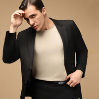 Orta Vizon Bisiklet Yaka Slim Fit Dar Kesim Süprem Pamuklu Tişört