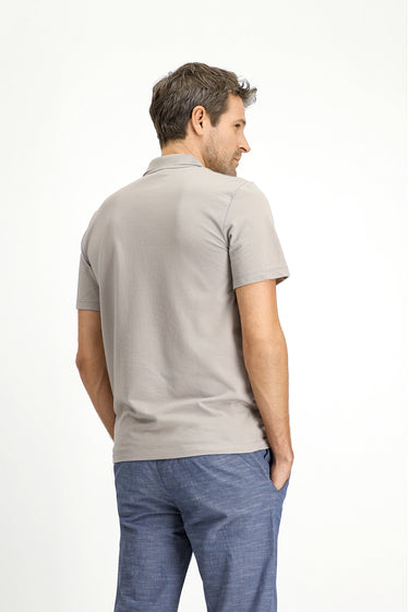 Orta Vizon Regular Fit Pamuklu Nakışlı Cepli Polo Yaka Tişört