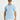 Açık Mavi Slim Fit Dar Kesim Pamuk Kıvrılmaz Polo Yaka Tişört