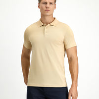 Orta Vizon Slim Fit Dar Kesim Nakışlı Pamuklu Polo Yaka Tişört