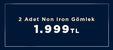 2 Adet Non Iron Gömlek 1.999 TL