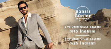 2 Ürün %15 İndirim / 3 Ürün Üzeri %25 İndirim