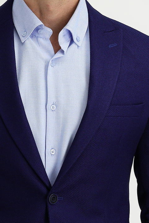 Lacivert 6 Drop Regular Fit Standart Kesim Ceket