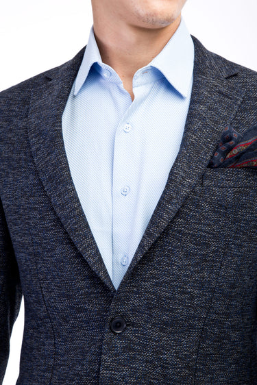 Lacivert Desenli Ceket