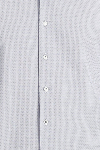  Lacivert Uzun Kol Slim Fit Desenli Gömlek