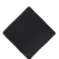 Black Satin Handkerchief
