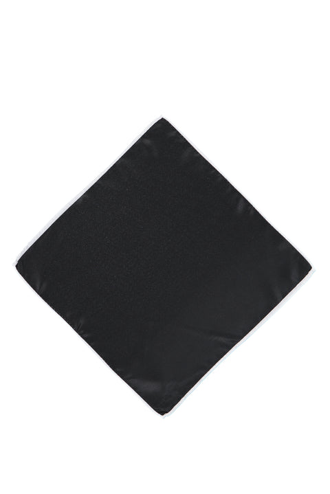 Black Satin Handkerchief