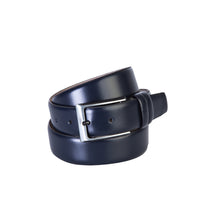 Lacivert Düz Klasık Derı Kemer