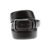 Koyu Kahve Düz Klasık Derı Kemer