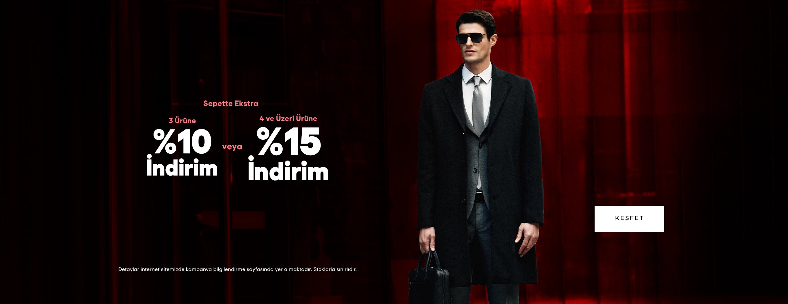  Sepette Ekstra 3 Ürüne %10 İndirim veya 4 ve Üzeri Ürüne %15 İndirim