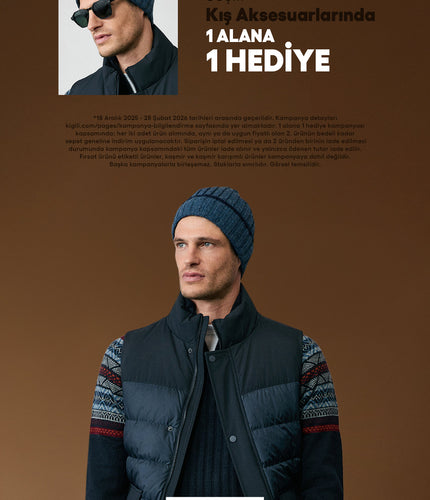  Seçili Kış Aksesuarlarında 1 Alana 1 Hediye