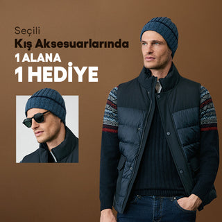  Seçili Kış Aksesuarlarında 1 Alana 1 Hediye
