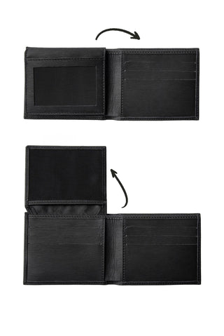  Siyah Desenli Para Bölmeli Hediye Kutulu Kartlık Cüzdan