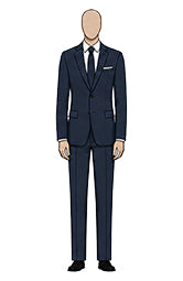8 Drop Long Slim Fit Suit