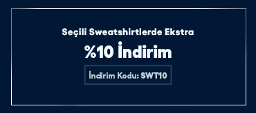 Seçili Sweatshirtlerde Ekstra %10 İndirim, SWT10