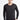 Siyah Bisiklet Yaka Regular Fit Pamuk Sweatshirt