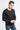 Siyah Bisiklet Yaka Regular Fit Pamuk Sweatshirt