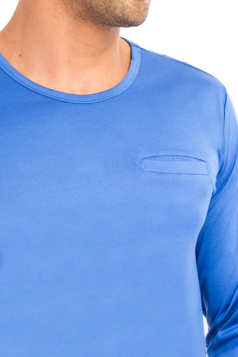 Mavi Bisiklet Yaka Regular Fit Pamuk Sweatshirt