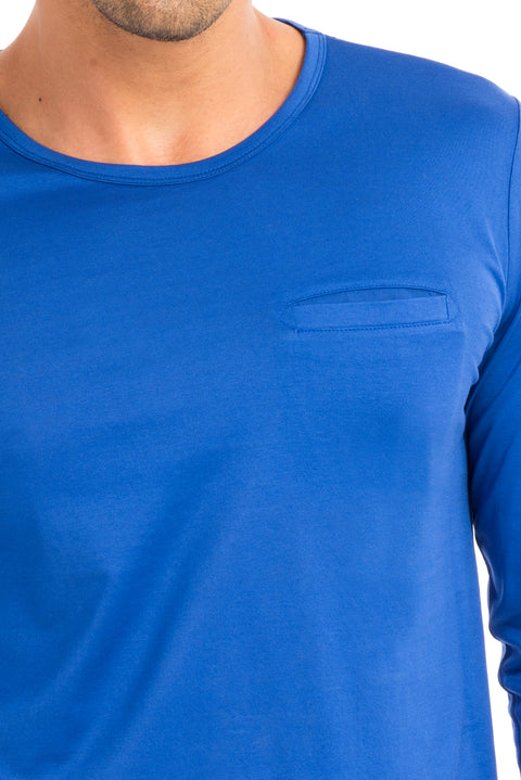 Mavi Bisiklet Yaka Regular Fit Pamuk Sweatshirt