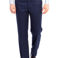 Lacivert 4 Drop Relaxed Fit Rahat Kesim Klasik Kumaş Pantolon