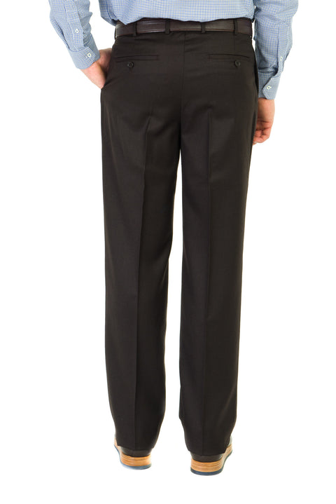 Koyu Kahve 4 Drop Relaxed Fit Rahat Kesim Klasik Kumaş Pantolon