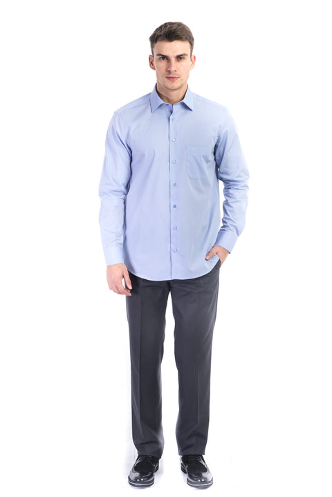 Mavi Tt.Pamuk Polyester Gömlek