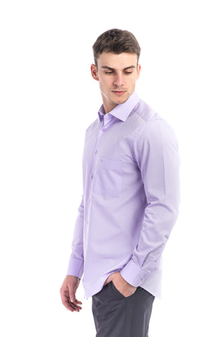  Lila Tt.Pamuk Polyester Gömlek