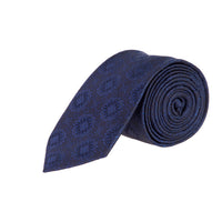Lacivert Desenli Kravat