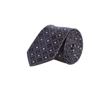 Lacivert Desenli Kravat